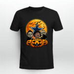 Dallas Cowboys Michael Myers and Freddy Krueger and Jason Voorhees Pumpkin Halloween 3 T Shirt
