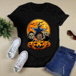 Dallas Cowboys Michael Myers and Freddy Krueger and Jason Voorhees Pumpkin Halloween 4 T Shirt