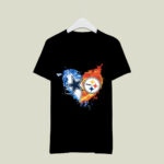 Dallas Cowboys Pittsburgh Steelers heart love 4 T Shirt