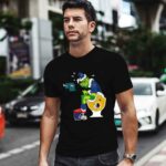 Dallas Sport Football Cowboy Santa Claus Grinch Toilet Christmas 2023 0 T Shirt