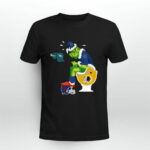 Dallas Sport Football Cowboy Santa Claus Grinch Toilet Christmas 2023 4 T Shirt