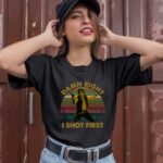 Damn Right I Shot First Han Solo Star Wars Vintage 1 T Shirt