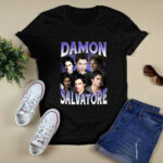 Damon Salvatore The Vampire Diaries Ian Somerhalder TV Series 4 T Shirt