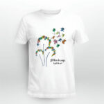 Dandelion Grateful Dead dancing bear let there be songs to fill the air red 5 T Shirt