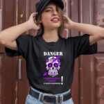 Danger Fibromyalgia Zone It Hurts Everywhere Skull Fibromyalgia Awareness 1 T Shirt