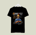 Daniel Ricciardo 17 Incredible Years Of Racing Formula 1 2005 2022 Signature 2 T Shirt