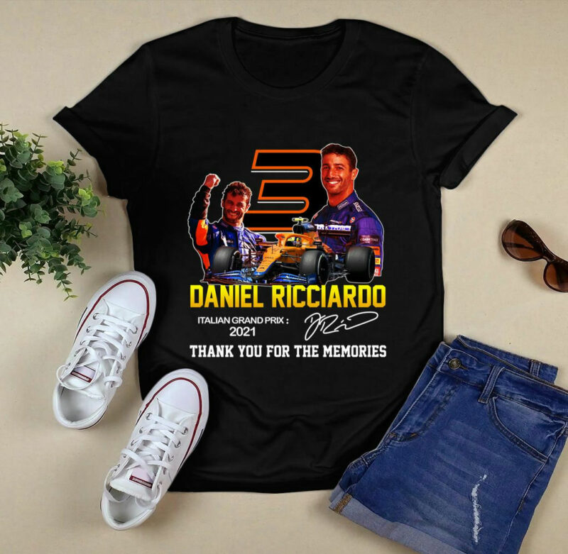 Daniel Ricciardo 2021 Thank You For The Memories 0 T Shirt