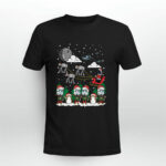 Dark Side Death Star Darth Vader Stars War Happy Chirstmas 3 T Shirt