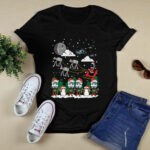 Dark Side Death Star Darth Vader Stars War Happy Chirstmas 4 T Shirt