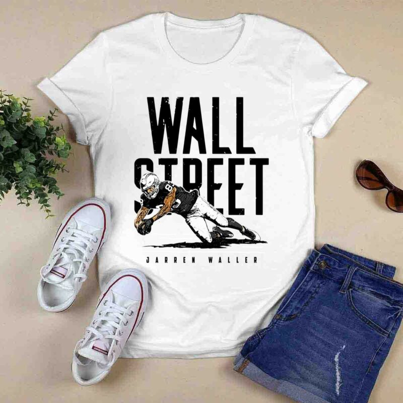 Darren Waller Las Vegas Raiders Wall Stree 0 T Shirt