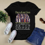 Days of Our Lives 59Th Anniversary 1965 2024 Thank You for the Memories 4 T Shirt