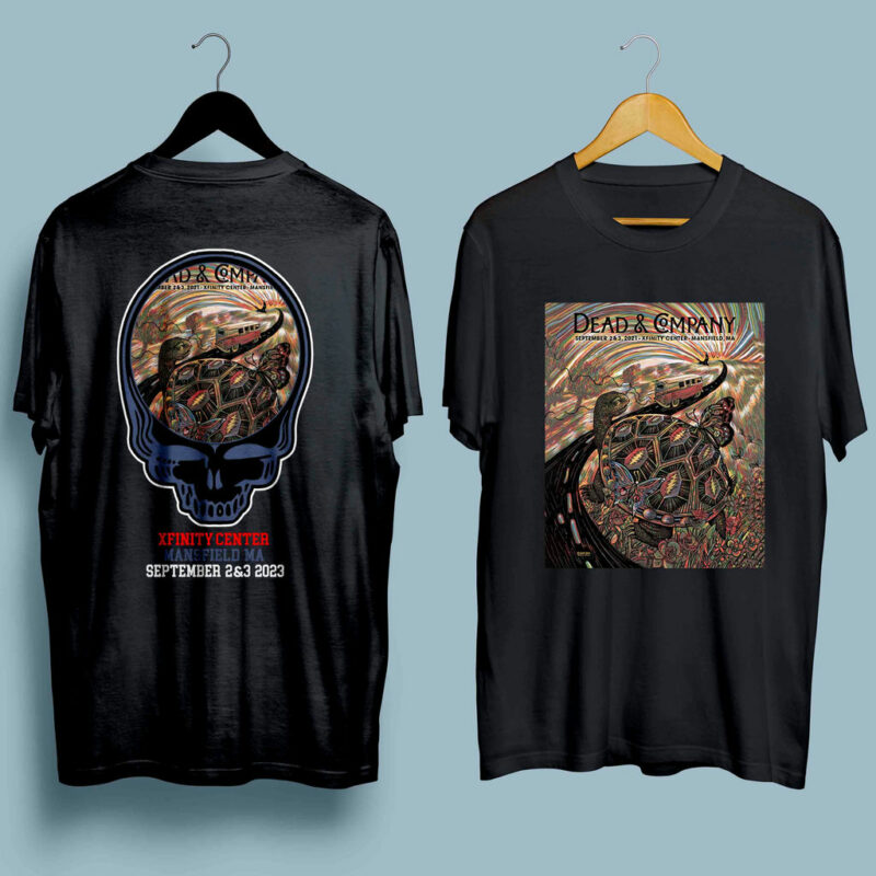Dead And Company Mansfield Xfinity Center Tour 2021 Grateful Dead Rock Band Front 4 Shirt