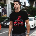 Deadpool Fuck You and Love You Red 0 T Shirt
