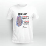 Dear Daddy This Fathers Day Ill Be Snuggled Up In Mommys Tummy 4 T Shirt