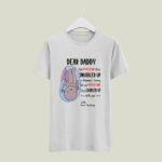 Dear Daddy This Fathers Day Ill Be Snuggled Up In Mommys Tummy 5 T Shirt