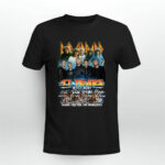 Def Leppard 47 Years 1977 2024 Thank You For The Memories 3 T Shirt