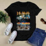 Def Leppard 47 Years 1977 2024 Thank You For The Memories 4 T Shirt