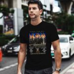 Def Leppard World Tour 2023 47th Anniversary 1977 2024 Thank You For The Memories Signatures 0 T Shirt