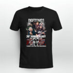 Deftones 36th Anniversary 1988 2024 Thank You For The Memories 2 T Shirt