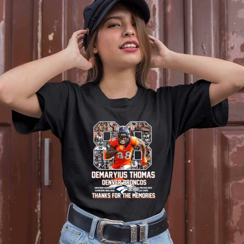 Demaryius Thomas Denver Broncos Thank You For The Memories 0 T Shirt