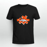 Denver Broncos Autism 3 T Shirt