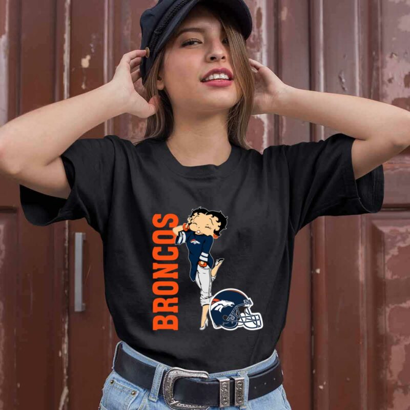 Denver Broncos Betty Boops 0 T Shirt