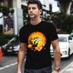 Denver Broncos Football Pumpkin Halloween 1 T Shirt