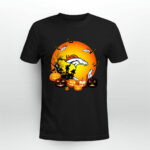 Denver Broncos Football Pumpkin Halloween 3 T Shirt