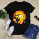 Denver Broncos Football Pumpkin Halloween 4 T Shirt