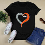 Denver Broncos Hear 4 T Shirt