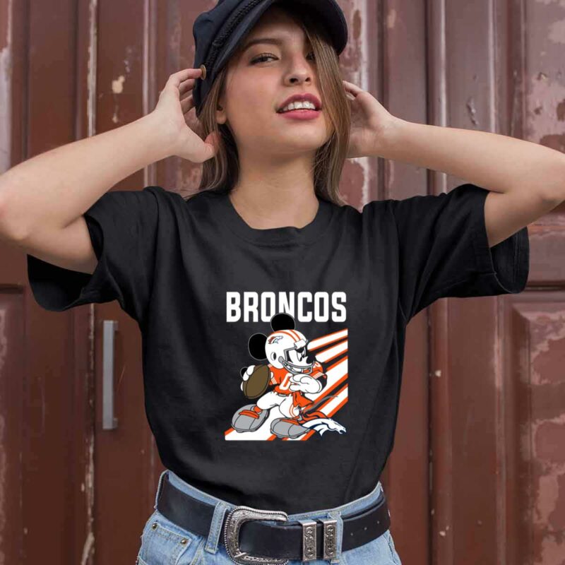 Denver Broncos Mickey Mouse Disney 0 T Shirt