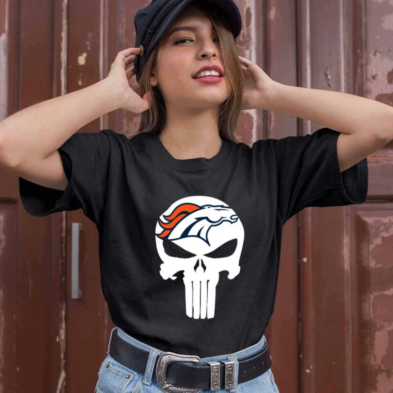 Denver Broncos Punisher 0 T Shirt