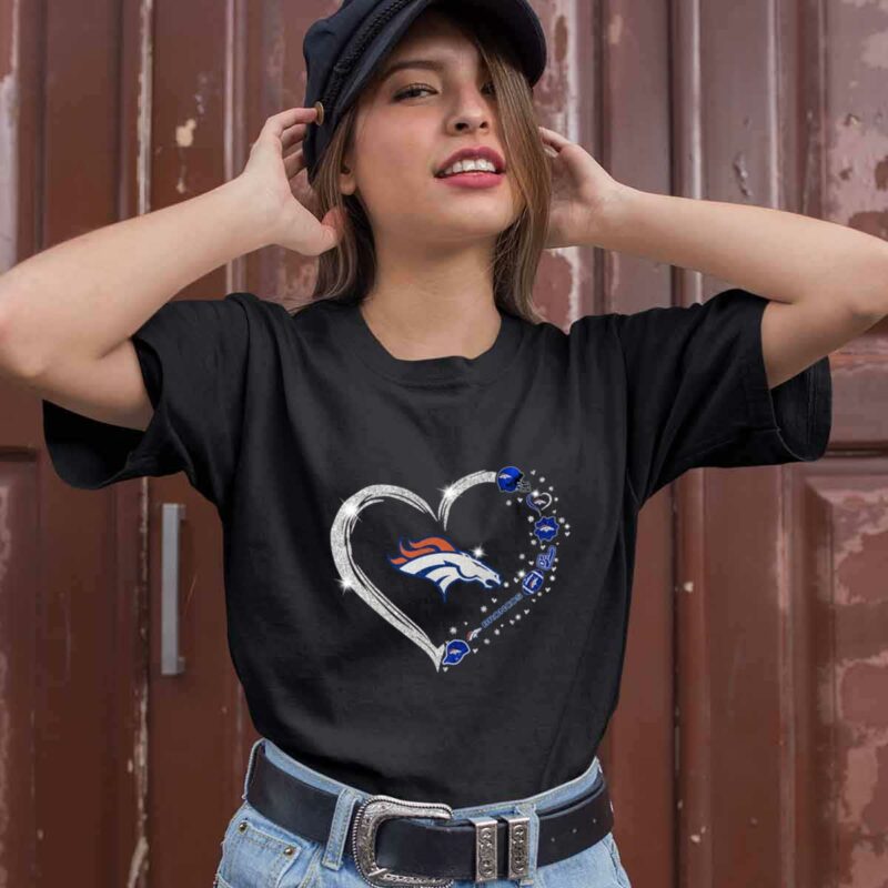 Denver Broncos Twinkle Heart 0 T Shirt