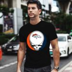 Denver Broncos Your Face Football Fan Supporter Grateful Dead 1 T Shirt
