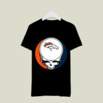 Denver Broncos Your Face Football Fan Supporter Grateful Dead 4 T Shirt