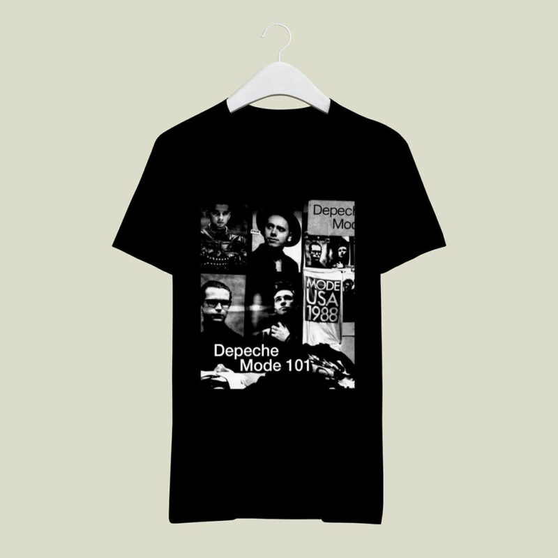 Depeche Mode 101 Vintage 1988 Front 4 T Shirt