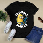 Despicable Me Minions Trouble Maker Graphic 4 T Shirt