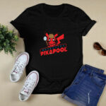 Detective Pikapool Deadpool and Pikachu 4 T Shirt