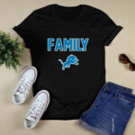 Detroit Lions Family 4 T Shirt
