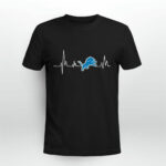 Detroit Lions Heartbea 3 T Shirt