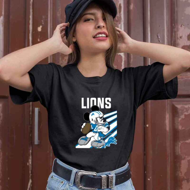 Detroit Lions Mickey Mouse Disney 0 T Shirt