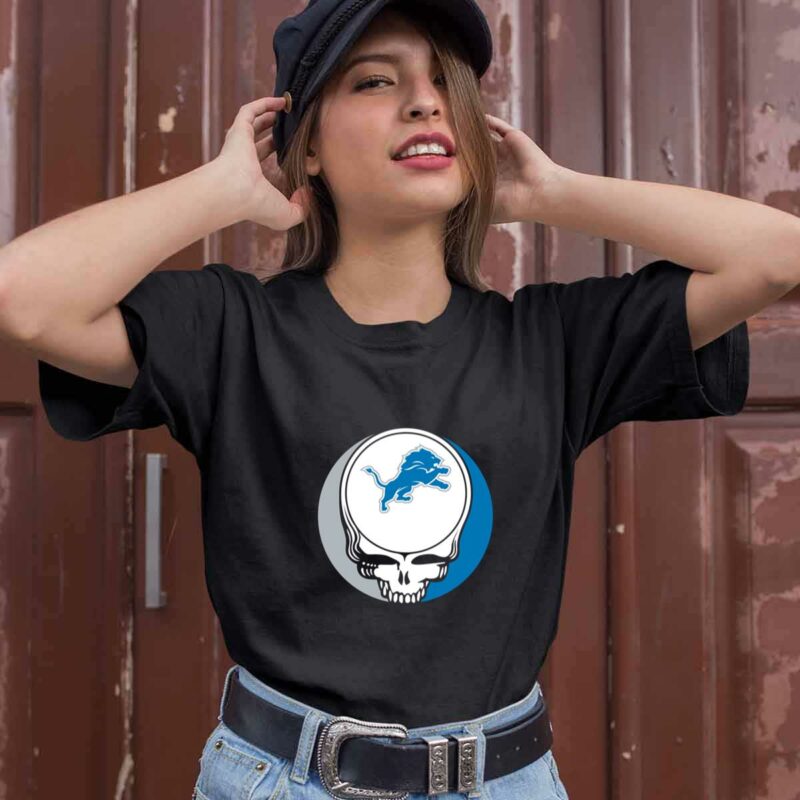 Detroit Lions Your Face Football Fan Supporter Grateful Dead 0 T Shirt
