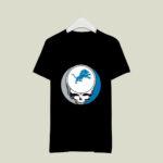 Detroit Lions Your Face Football Fan Supporter Grateful Dead 3 T Shirt