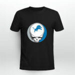 Detroit Lions Your Face Football Fan Supporter Grateful Dead 4 T Shirt