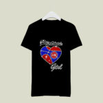 Detroit Pistons Girl Heart 4 T Shirt