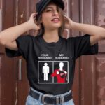 Detroit Red Wings Your Husband My Husband 3 T Shirt