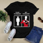 Detroit Red Wings Your Husband My Husband 4 T Shirt