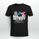 Detroit Tigers Lions Detroit Junior Red Wings Detroit City Of Champion 3 T Shirt