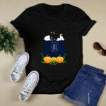 Detroit Tigers Snoopy Pumpkin House 2 T Shirt