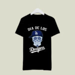 Dia De Los Dodger halloween sugar skull 2 T Shirt